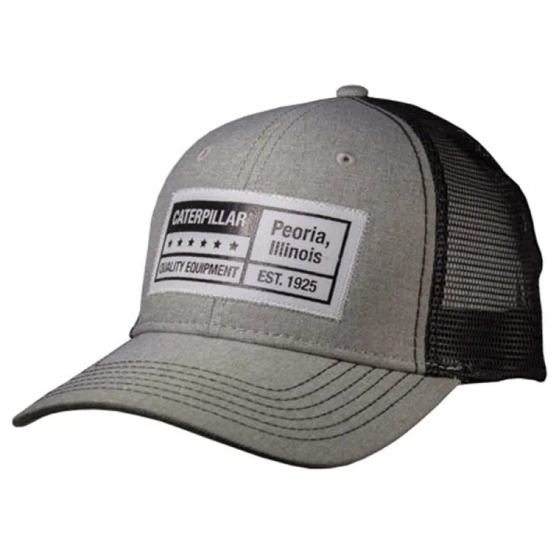 Gunmetal Peoria IL w/Black Mesh Hat sold by Caterpillar