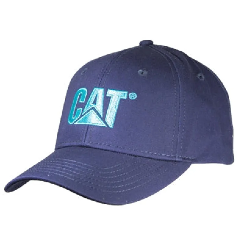 Blue Wave Teal Cat Logo Cap sold by Caterpillar