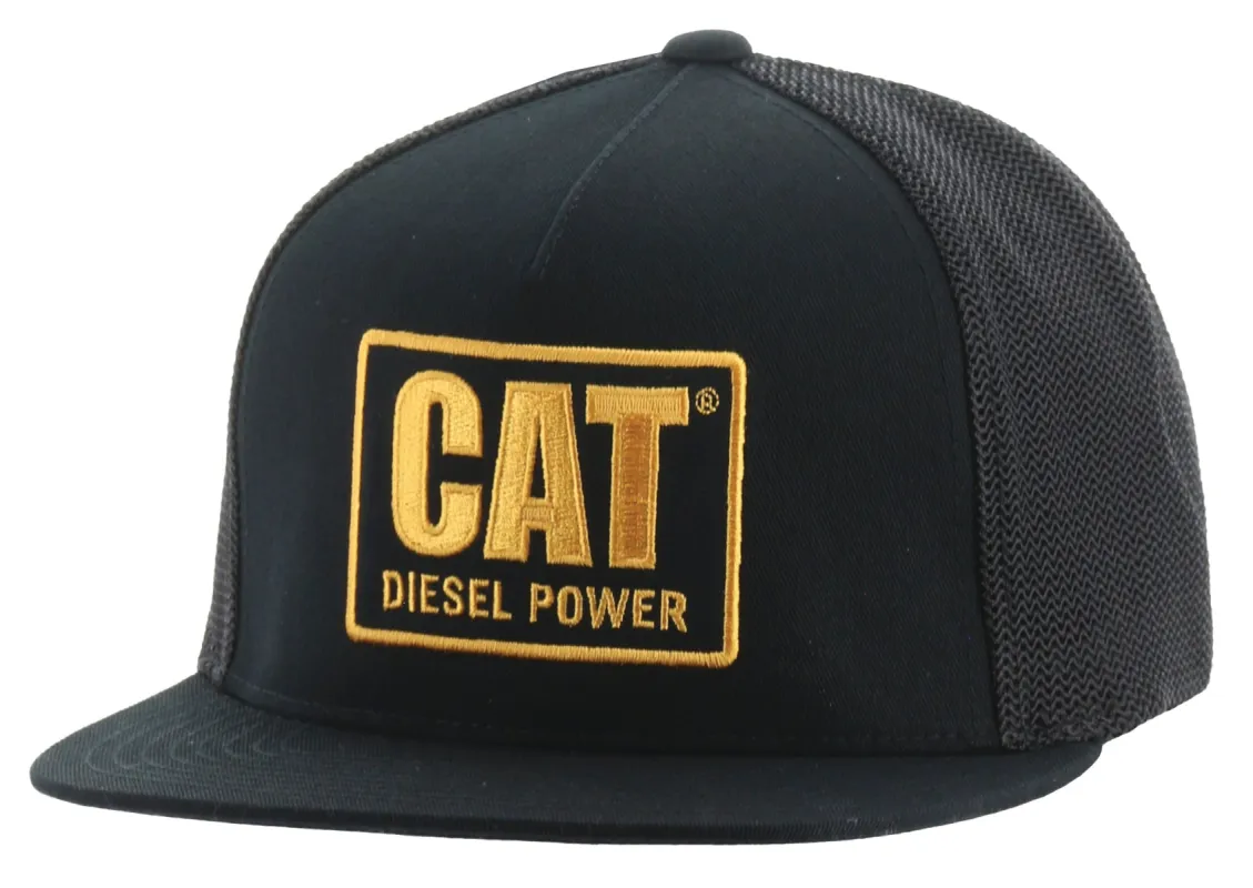 Diesel Power Flat Bill Cap Black sold by Caterpillar