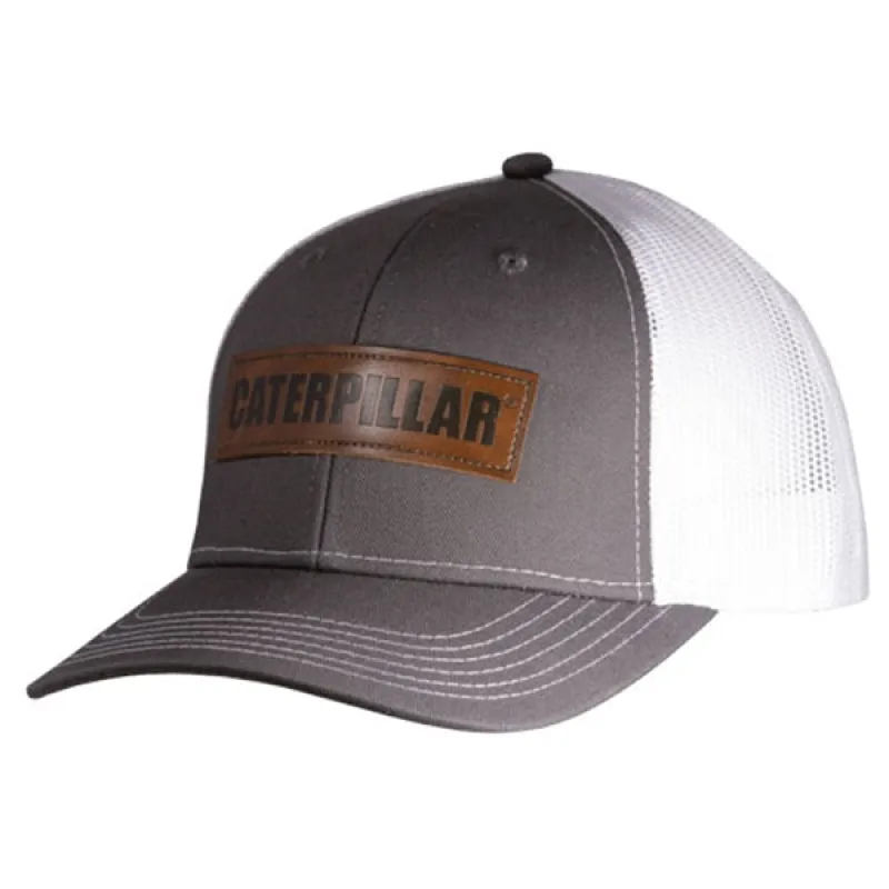 Grey Mesh Cap w/Caterpillar Patch sold by Caterpillar