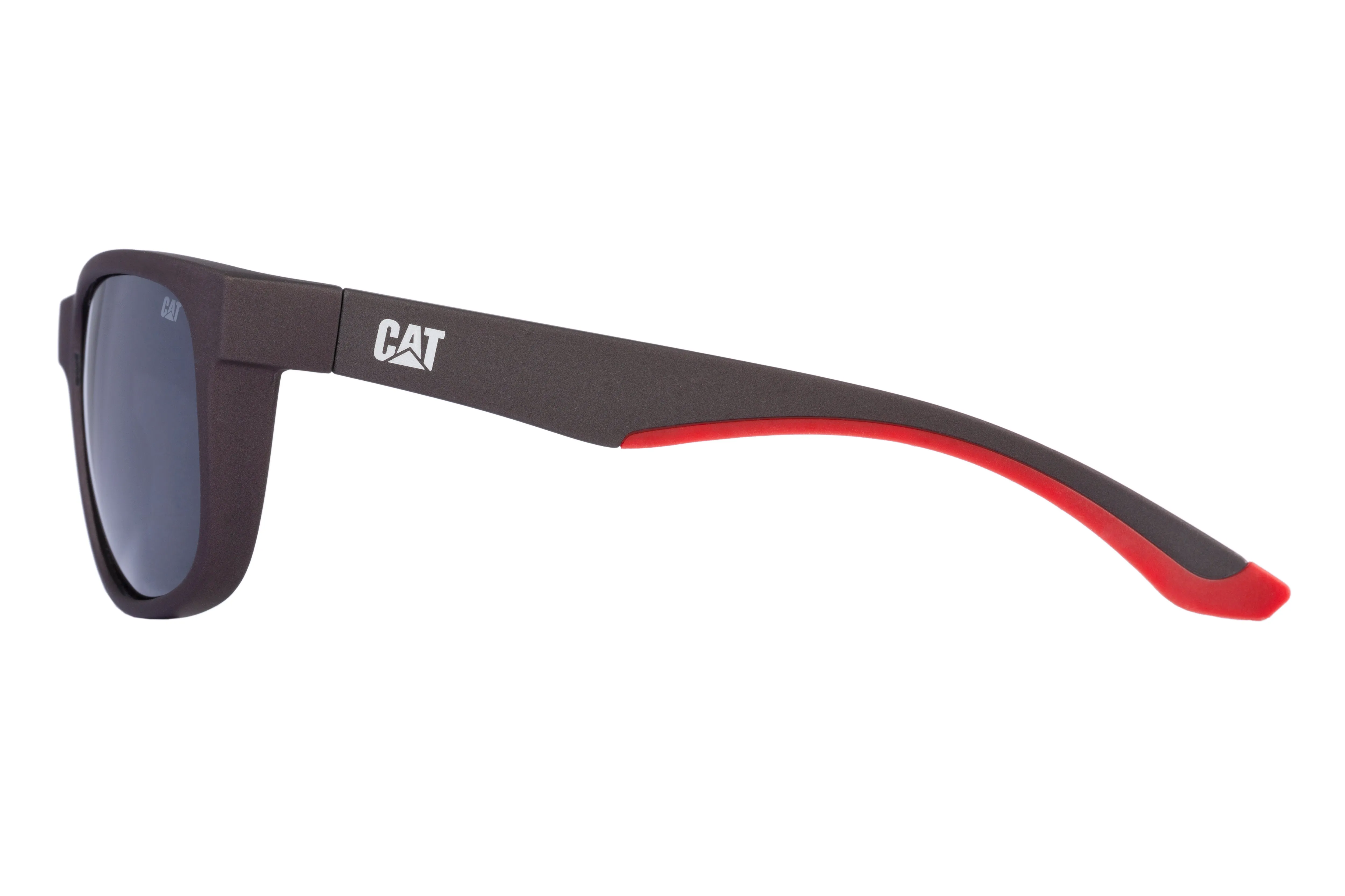 Classic Sunglasses Matte Grey Smoke w/ Silver Flash Lens sold by Caterpillar product image thumbnail 3
