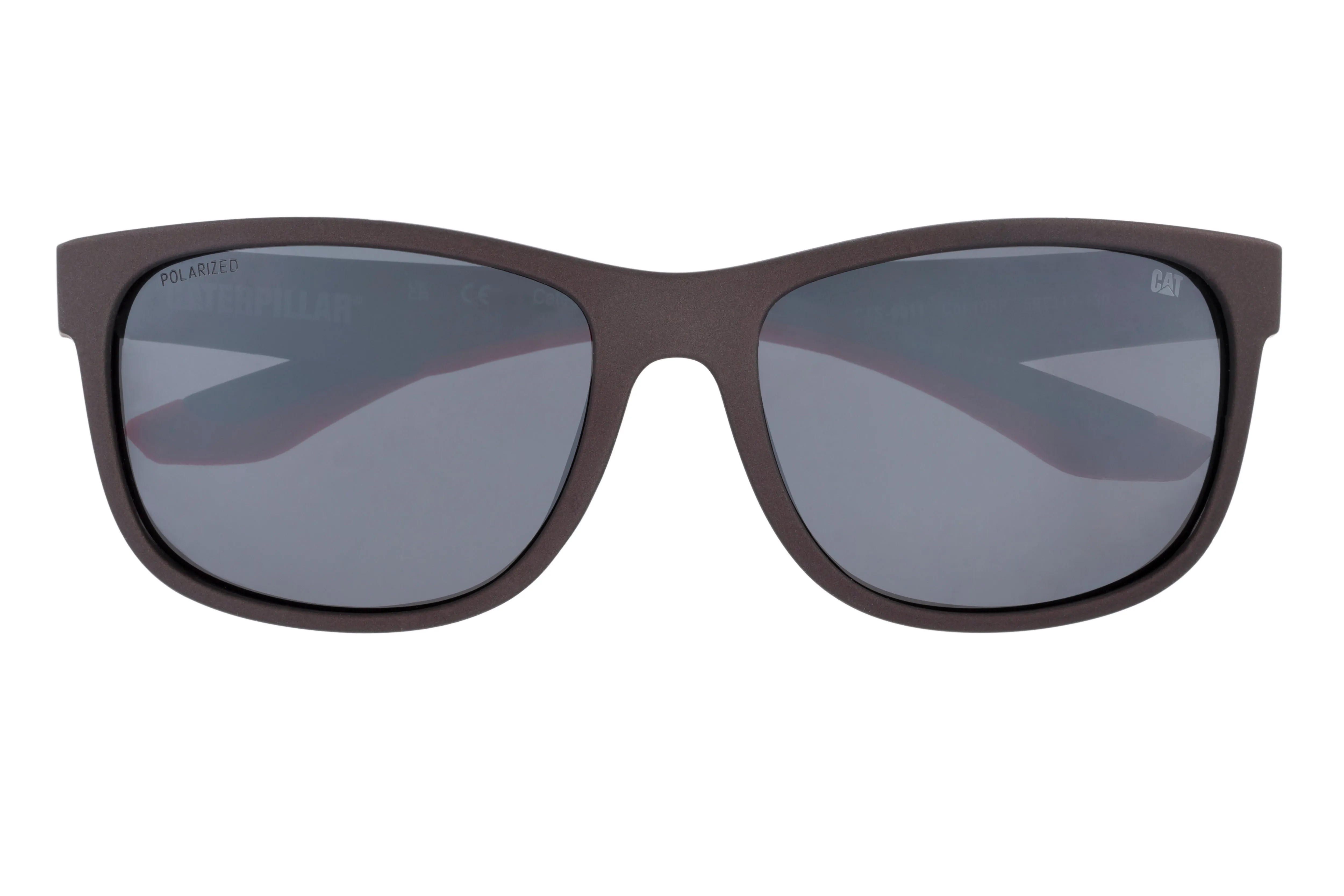Classic Sunglasses Matte Grey Smoke w/ Silver Flash Lens sold by Caterpillar product image thumbnail 2