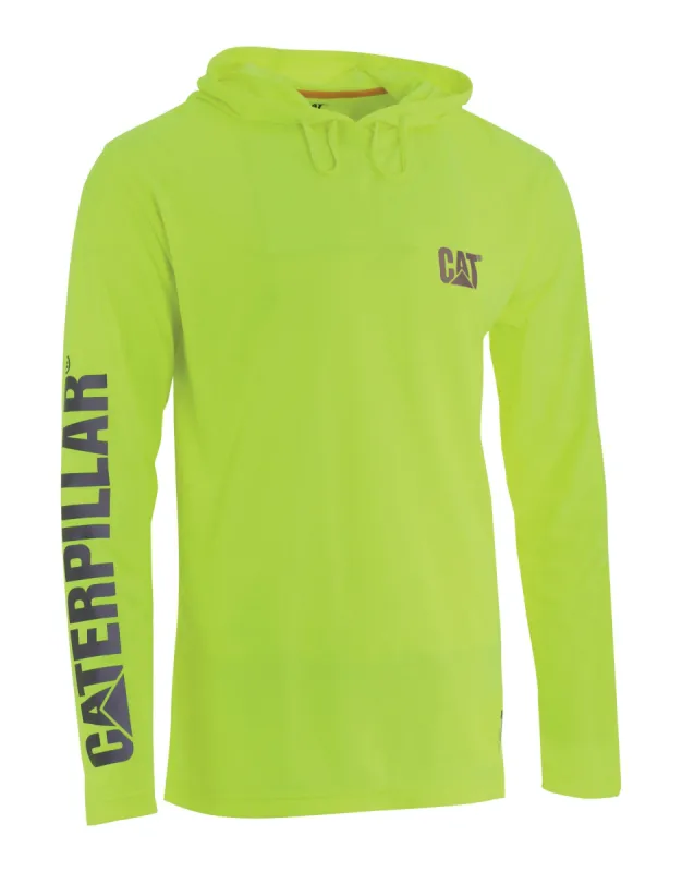 Hi-Vis UPF Hooded Banner  L/S Tee sold by Caterpillar