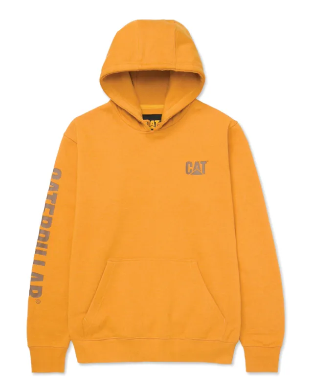 Trademark Banner Hooded Sweatshirt sold by Caterpillar