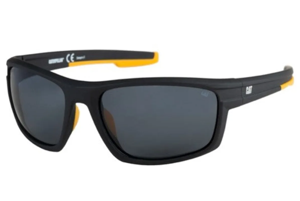 Motor Sunglasses Matte Black w/Smoke Lens sold by Caterpillar