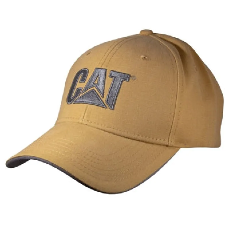 Brushed Twill Khaki Cap sold by Caterpillar