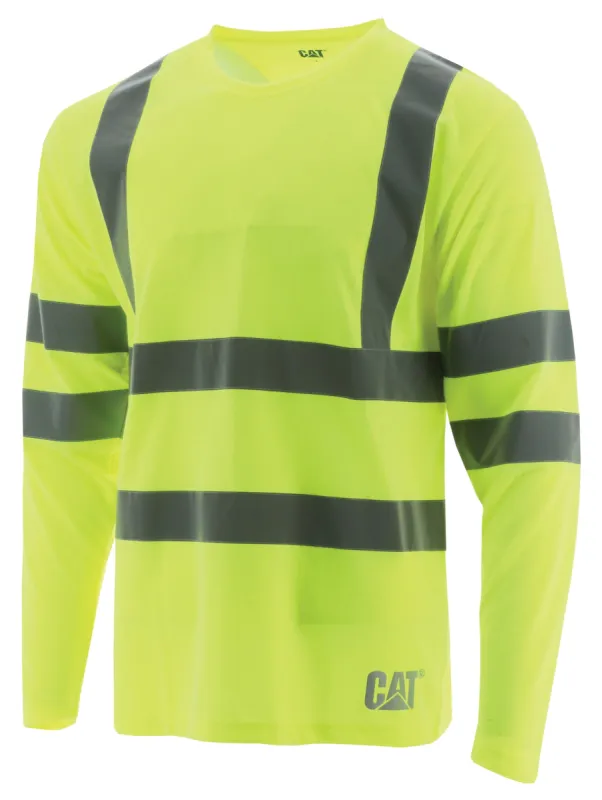 L/S Hi-Vis Class III Tee sold by Caterpillar