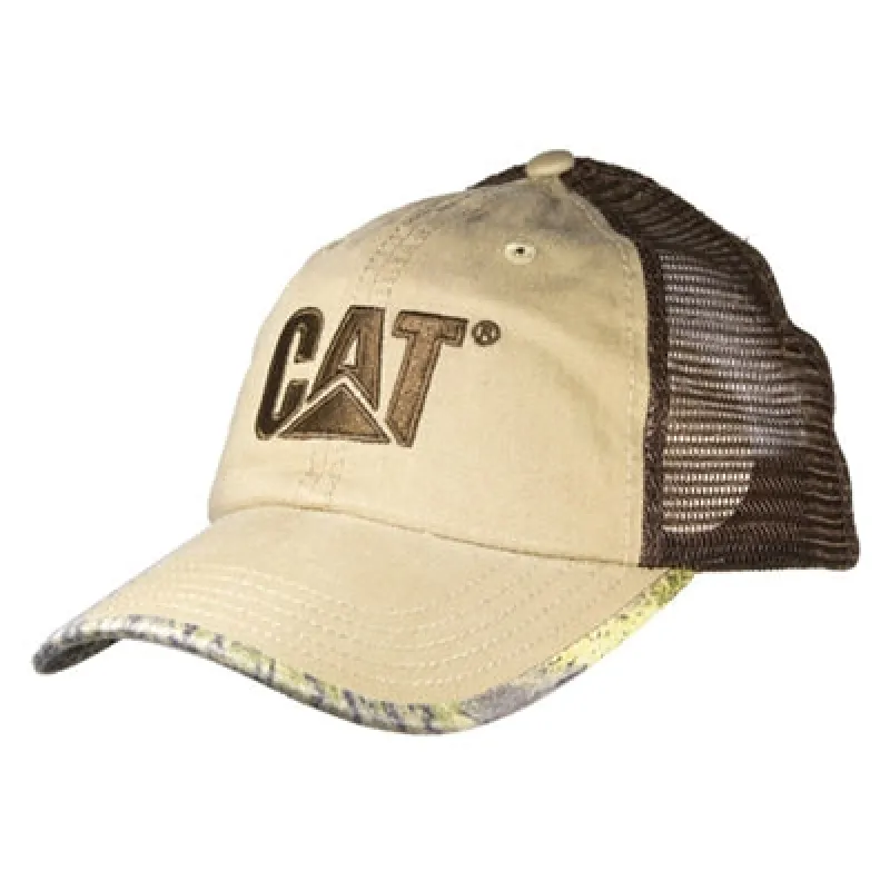 Northridge Camo Trim Khaki Cap sold by Caterpillar