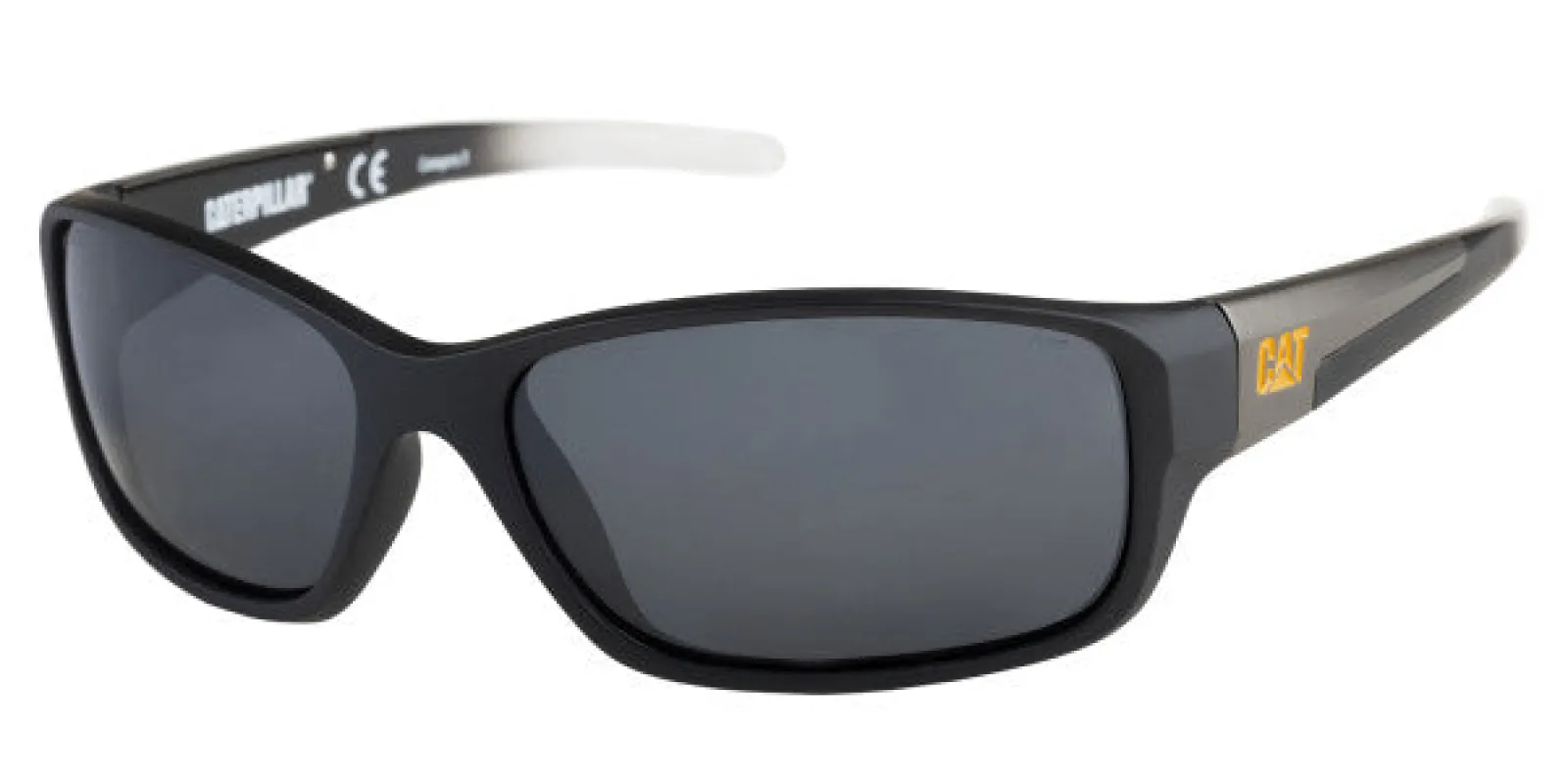 Sensor Sunglasses Matte Black w/Solid Smoke Lens made by Caterpillar