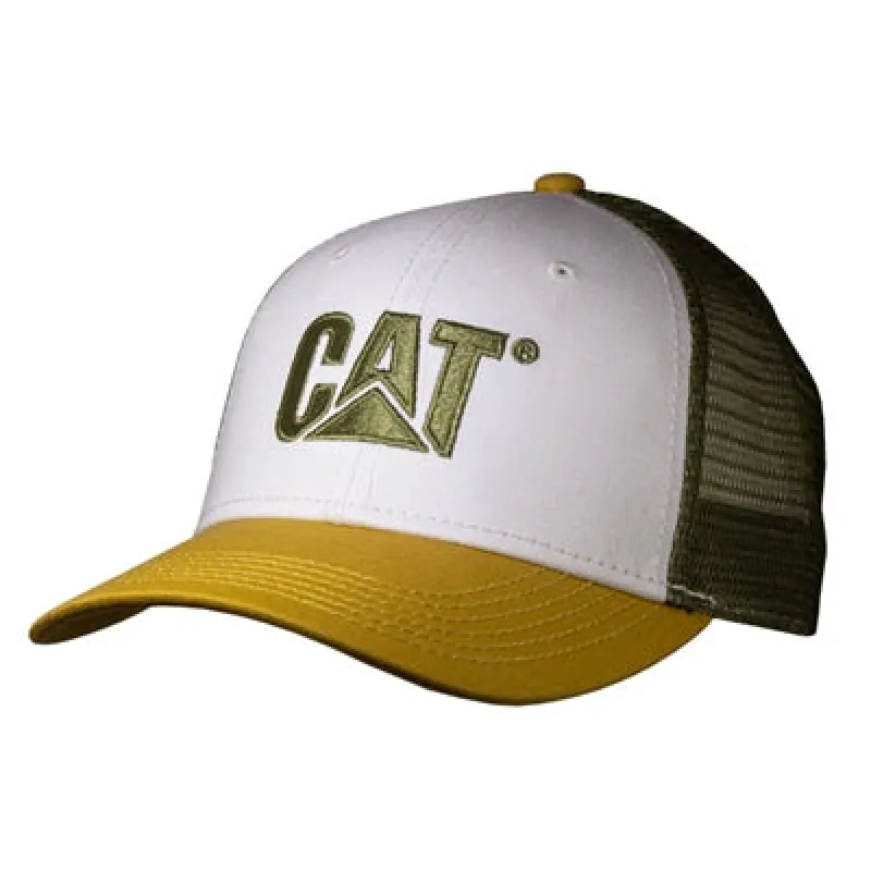 Bronze Bill Cap w/Green Mesh sold by Caterpillar