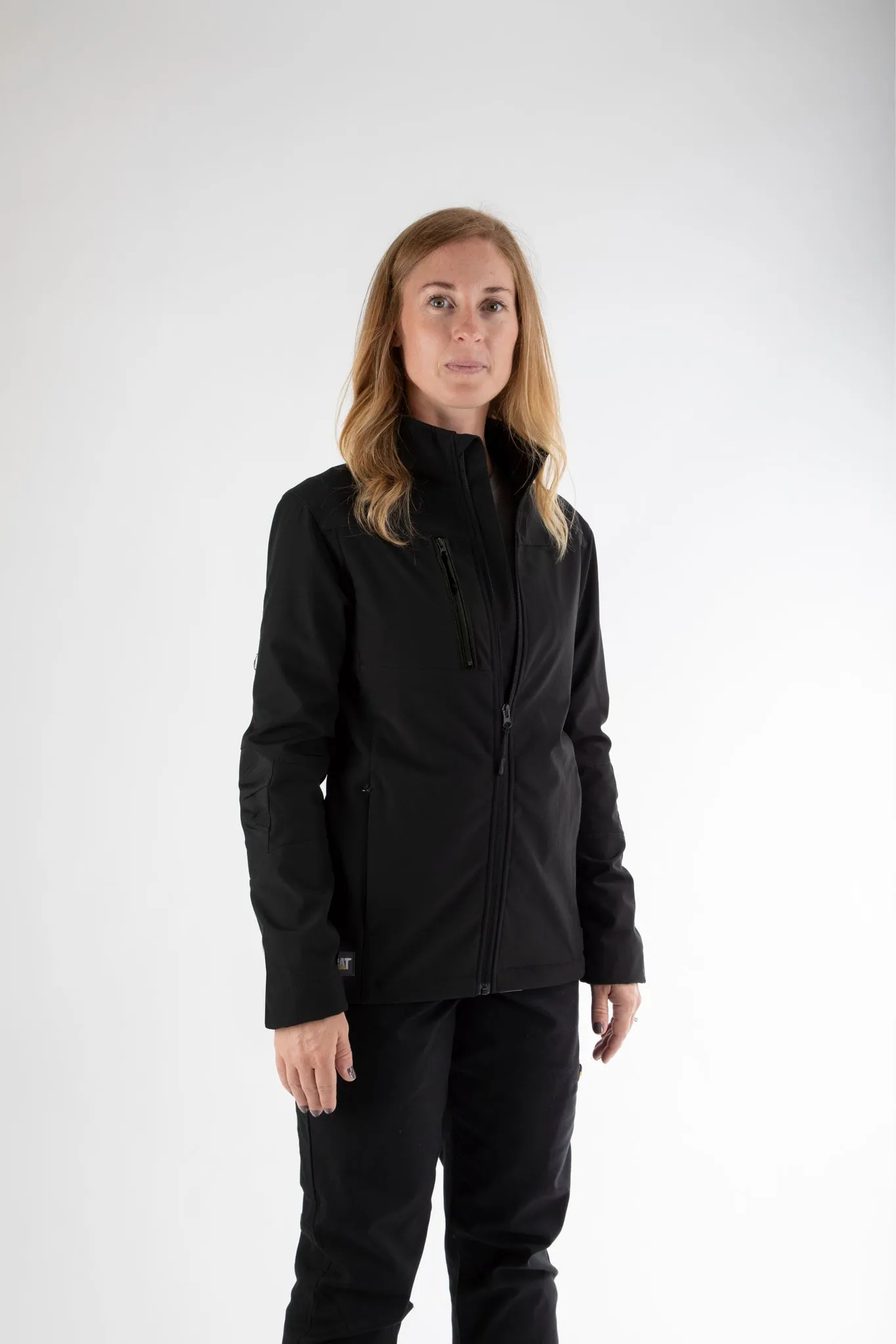 Women's Grid Fleece Bonded Softshell Jacket sold by Caterpillar product image thumbnail 2