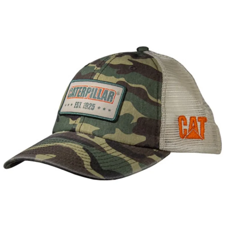 Generic Camo Front w/Orange Cat Logo sold by Caterpillar