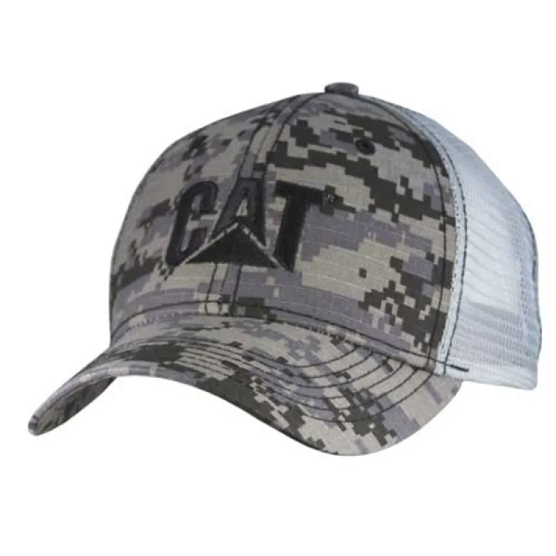 Digi Camo Grey Mesh Cap sold by Caterpillar