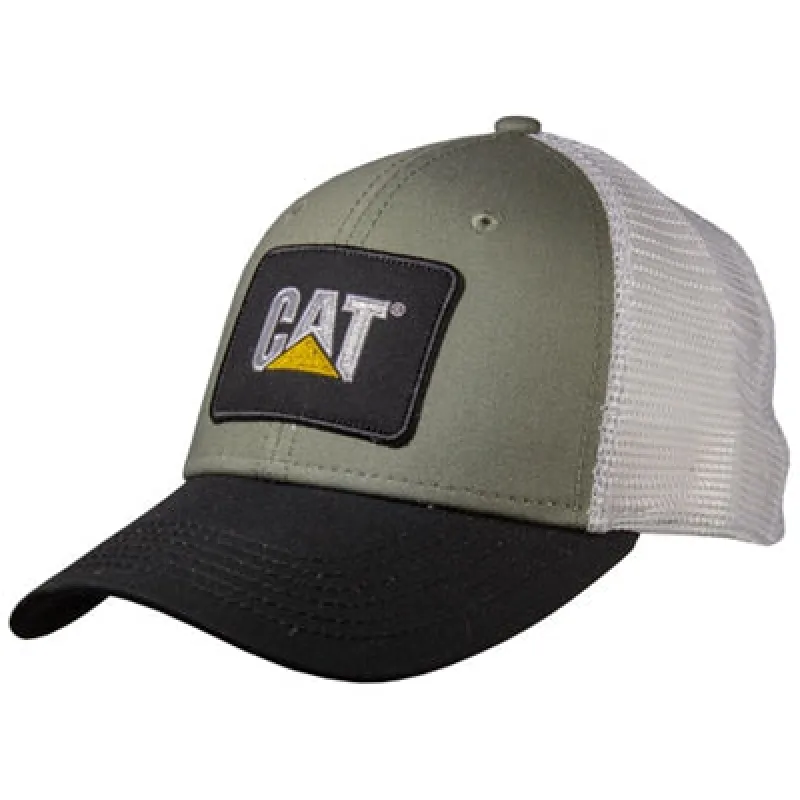 Mossy Green Cap with Mesh Back sold by Caterpillar