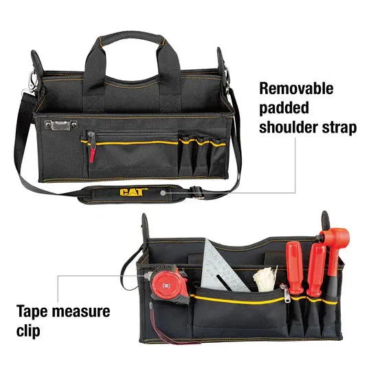 17 Inch Tech Tool Tote with Storage Cases sold by Caterpillar product image thumbnail 4