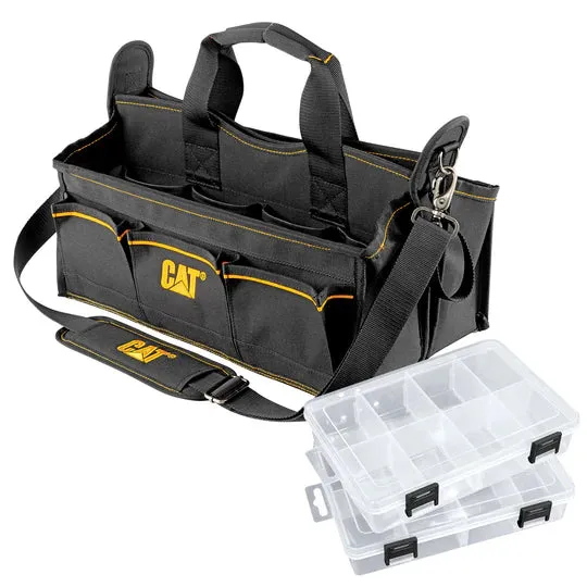 17 Inch Tech Tool Tote with Storage Cases sold by Caterpillar