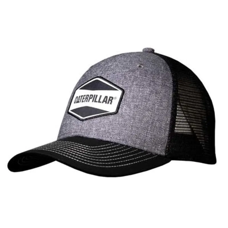 Crosshatch Cap w/Black Mesh sold by Caterpillar