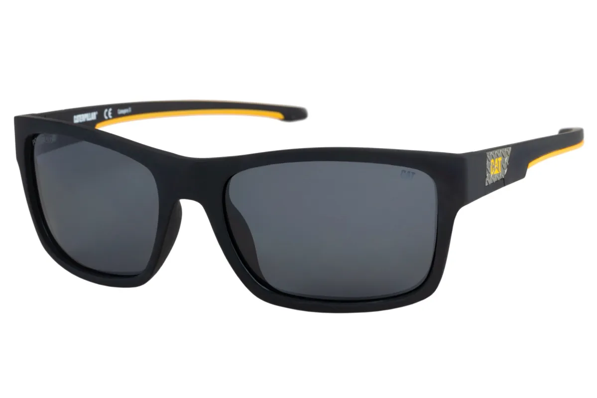 Coder Sunglasses Matte Black w/Smoke Lens sold by Caterpillar