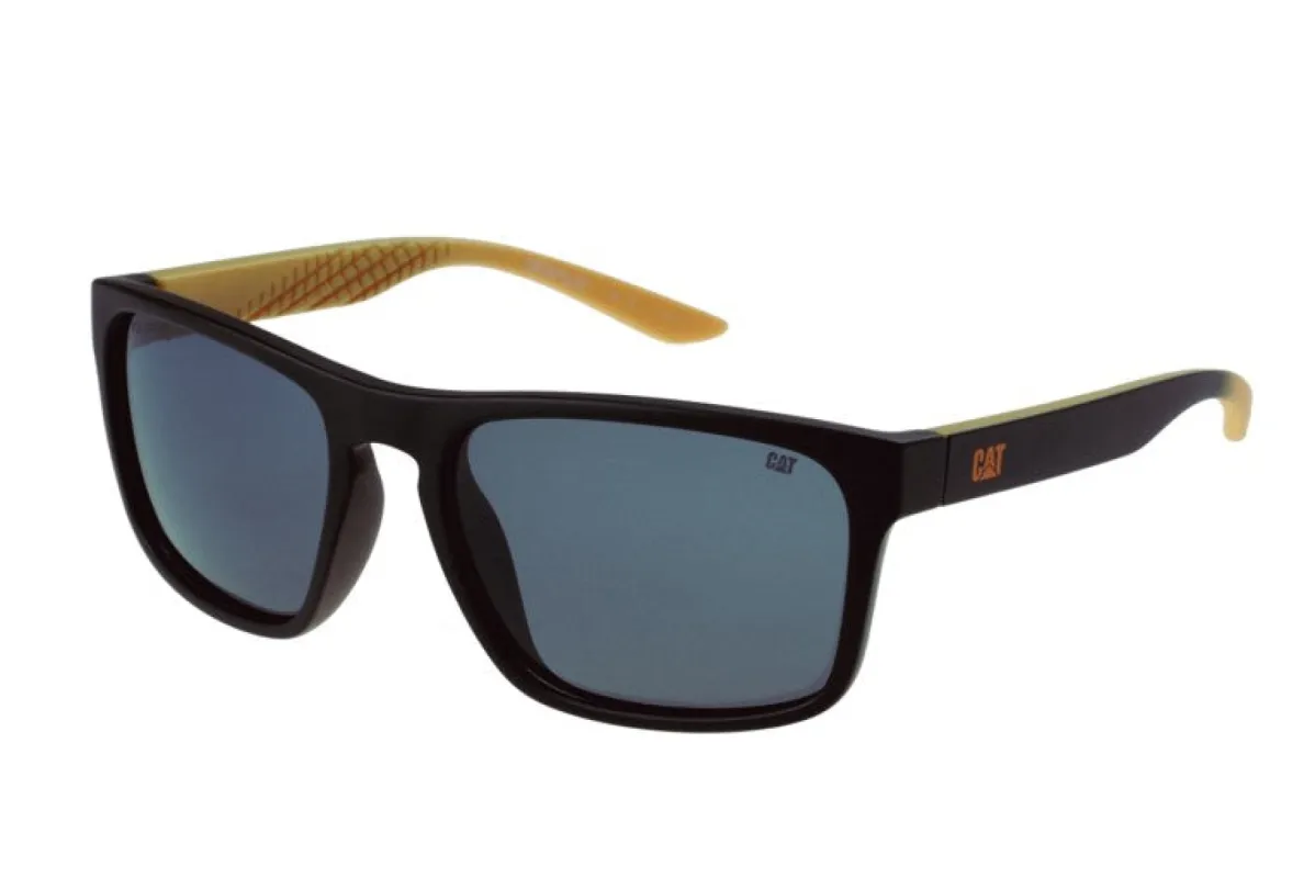 Tire Track Sunglasses Matte Black w/Smoke Lens sold by Caterpillar