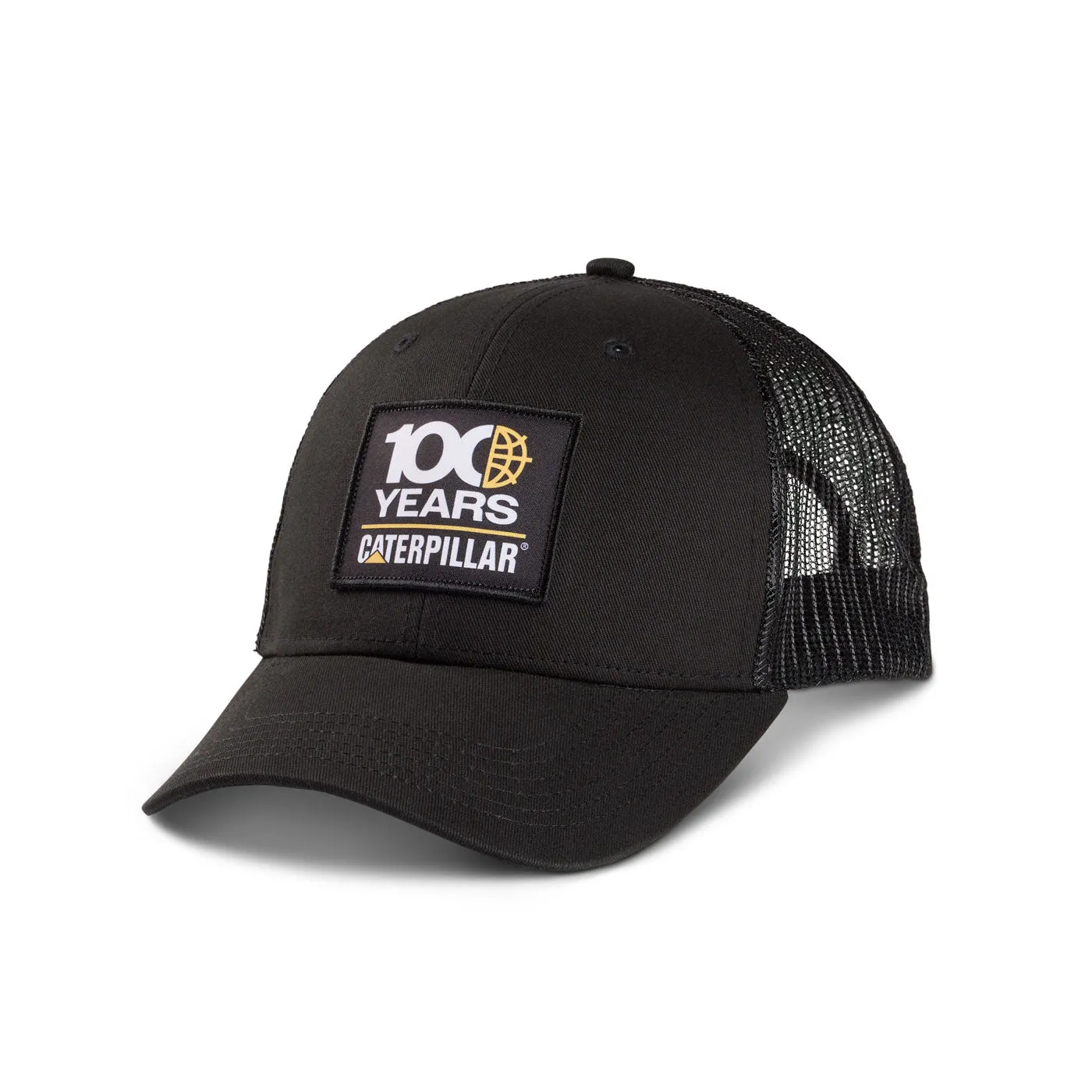 100 Year Mesh Black Cap sold by Caterpillar