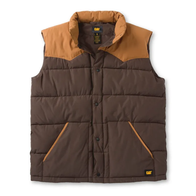 Big Sky Puffer Vest made by Caterpillar