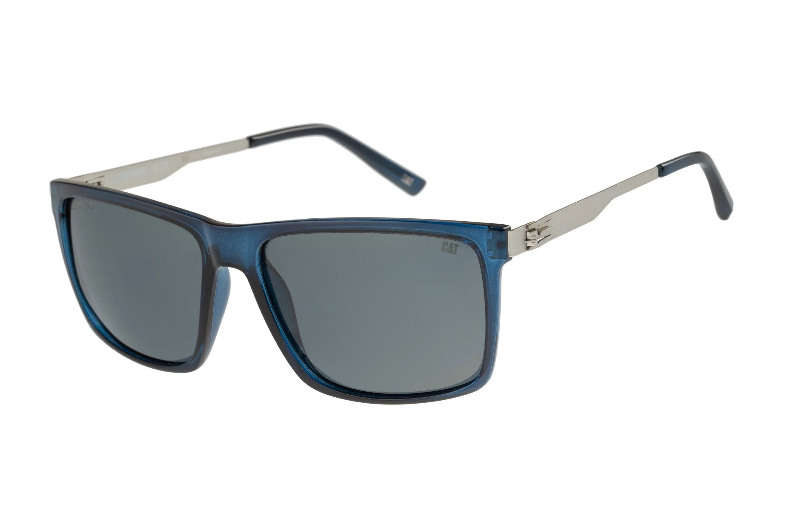Ultra Thin Sunglasses Gloss Navy w/Smoke Lens sold by Caterpillar