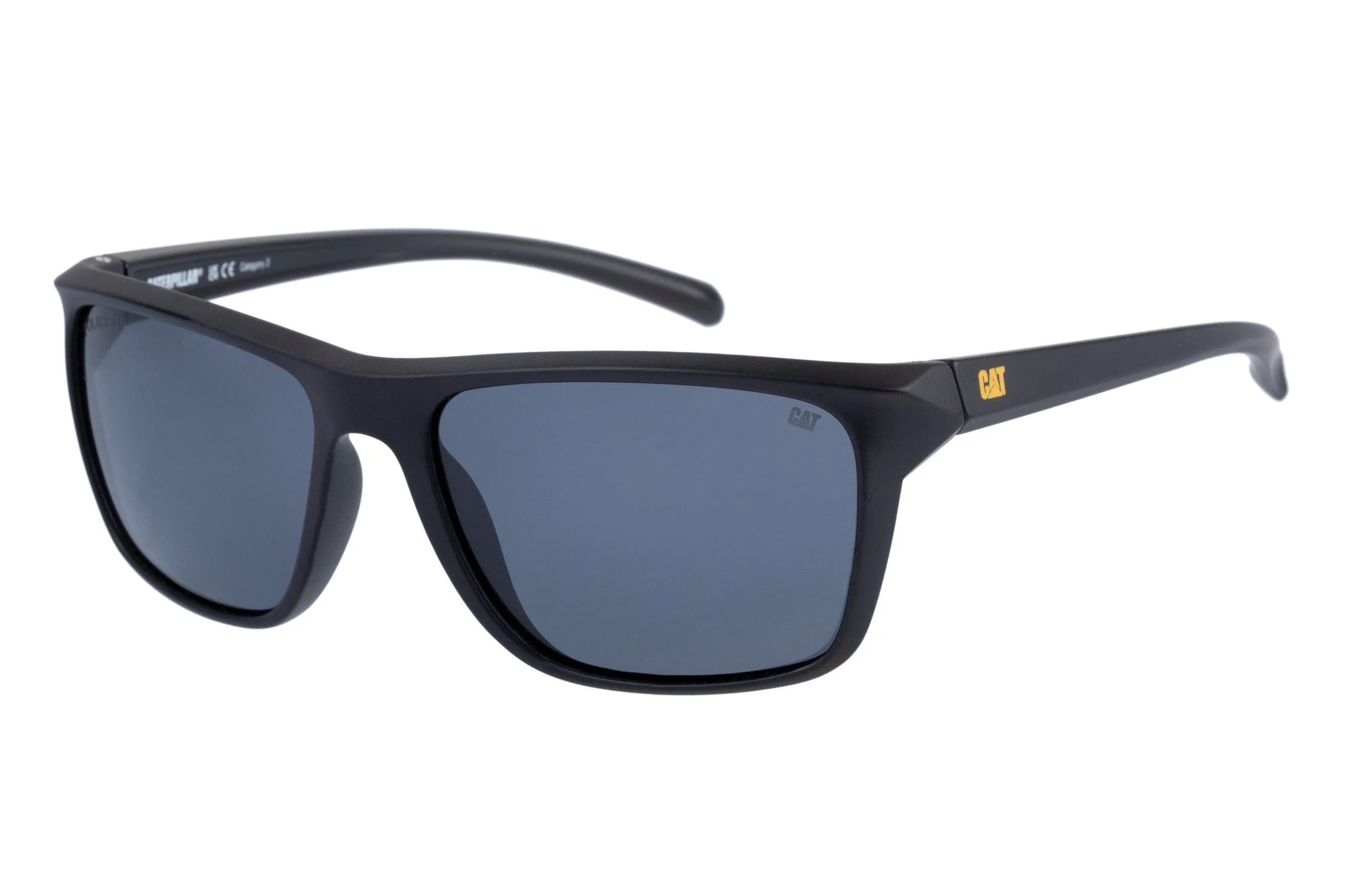 Sharp Sunglasses Matte Black w/Smoke Lens sold by Caterpillar