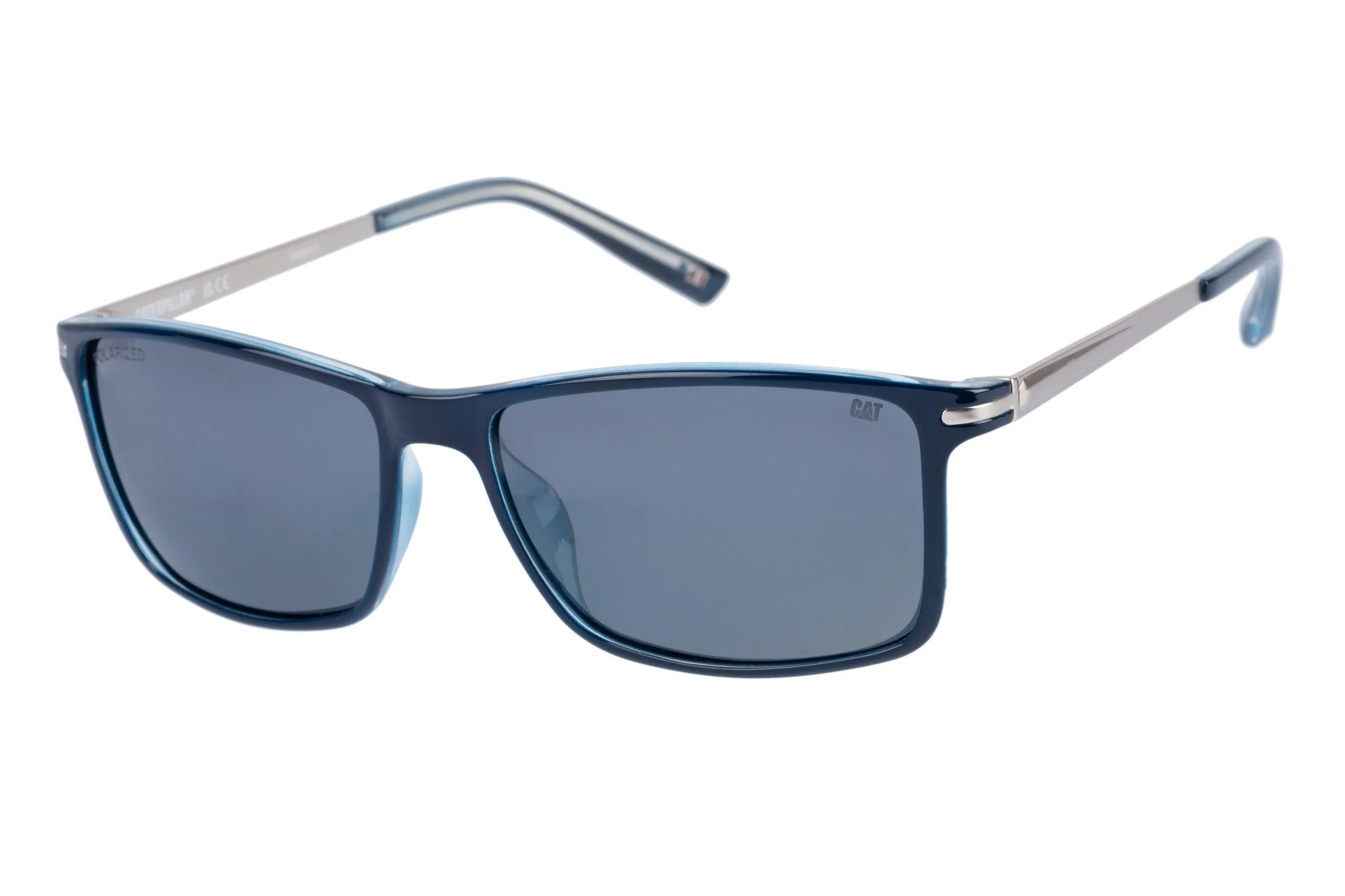 PC Sunglasses Gloss Navy w/Silver Flash Lens sold by Caterpillar
