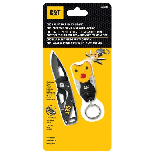 2 Piece Folding Knife and Keychain Set sold by Caterpillar product image thumbnail 5