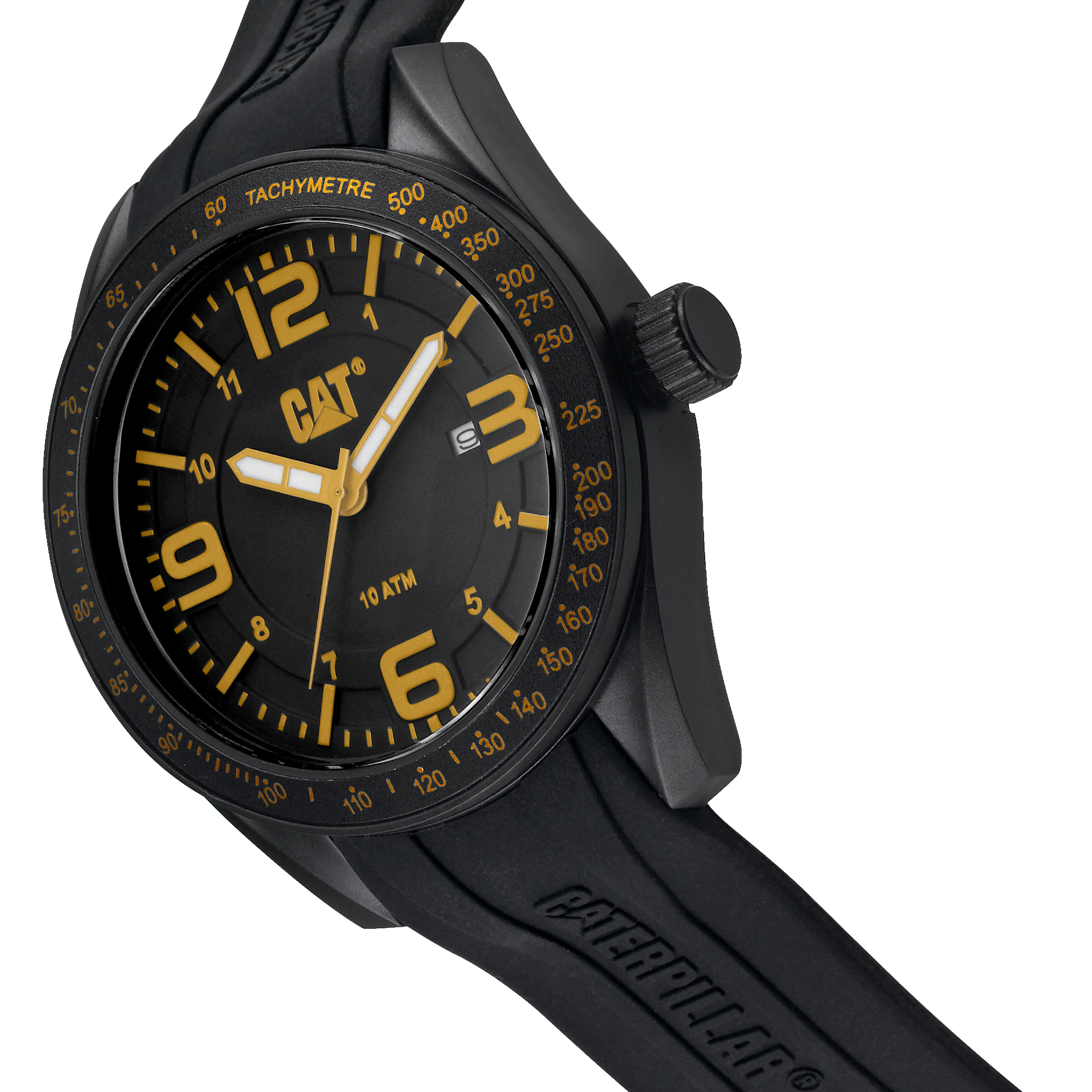 Oceania Watch Black/Yellow Dial w/Silicone Strap sold by Caterpillar product image thumbnail 2