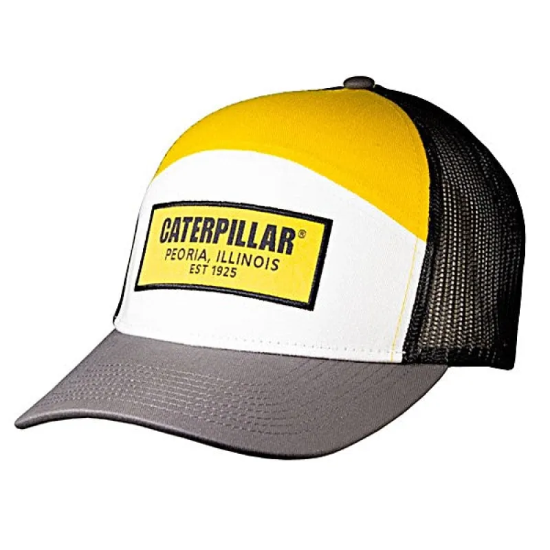 Split Trucker Mesh Cap sold by Caterpillar