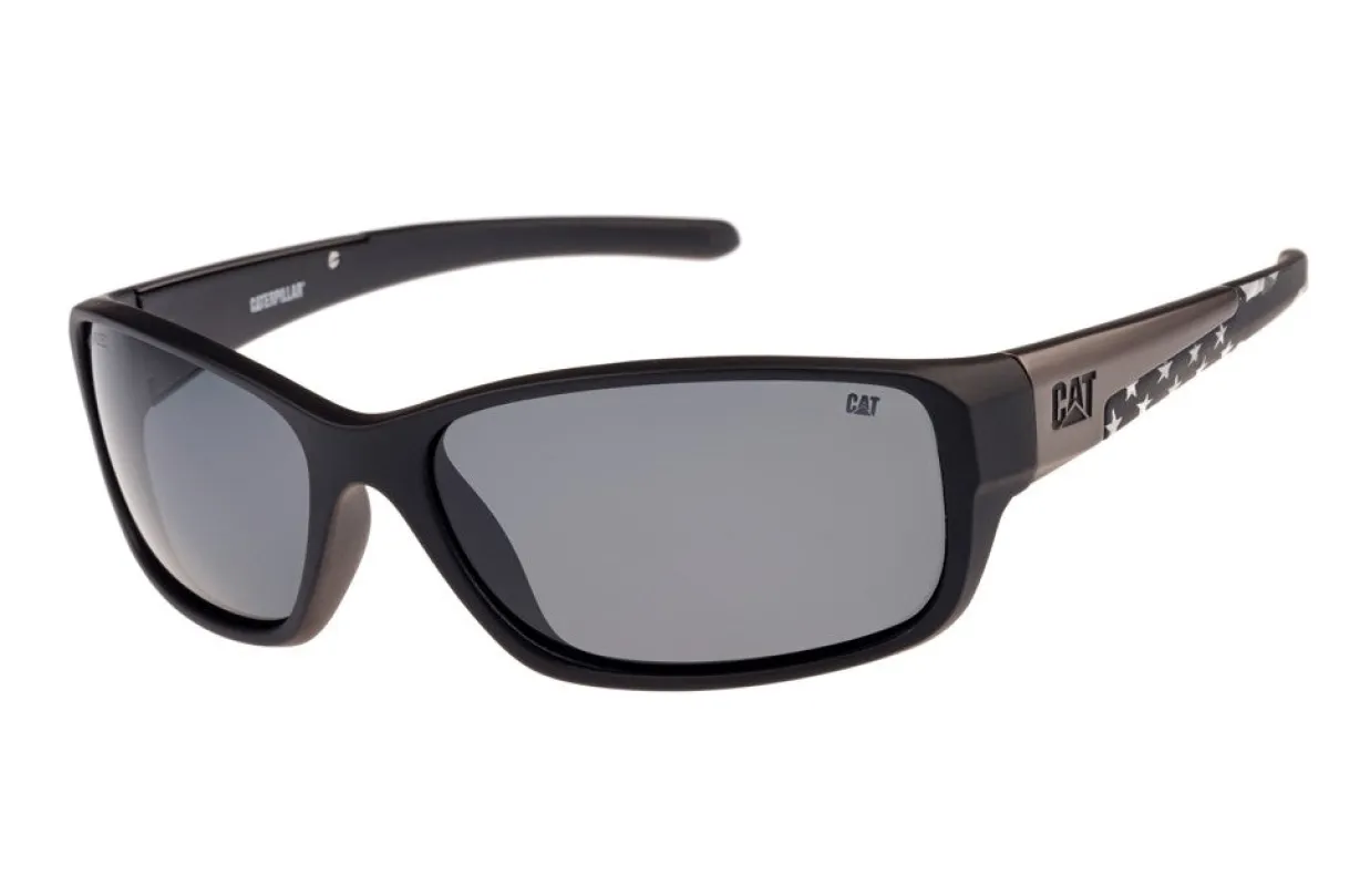 Americana Sunglasses Matte Black w/Smoke Lens sold by Caterpillar