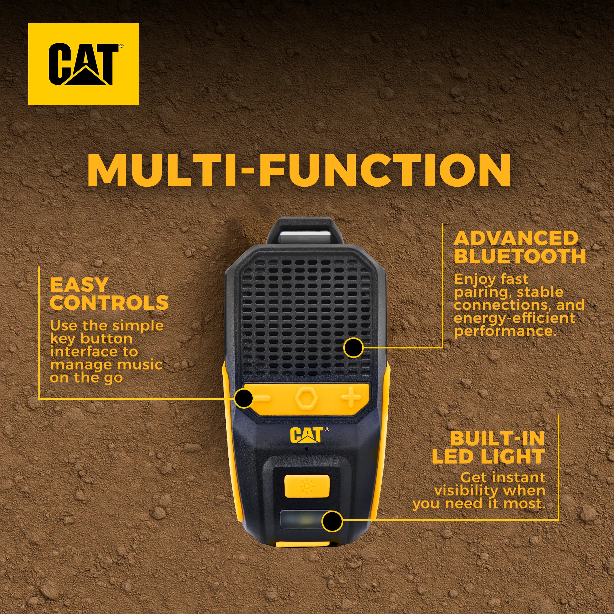 Clip On Bluetooth Speaker sold by Caterpillar product image thumbnail 5