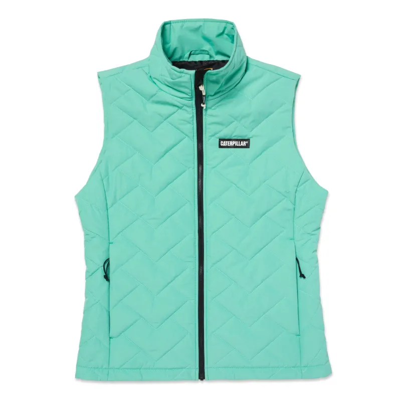 Women's Mediumweight Insulated Quilted Vest made by Caterpillar