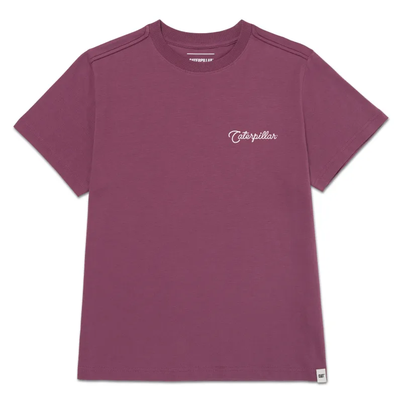 Women's Western Script Tee made by Caterpillar