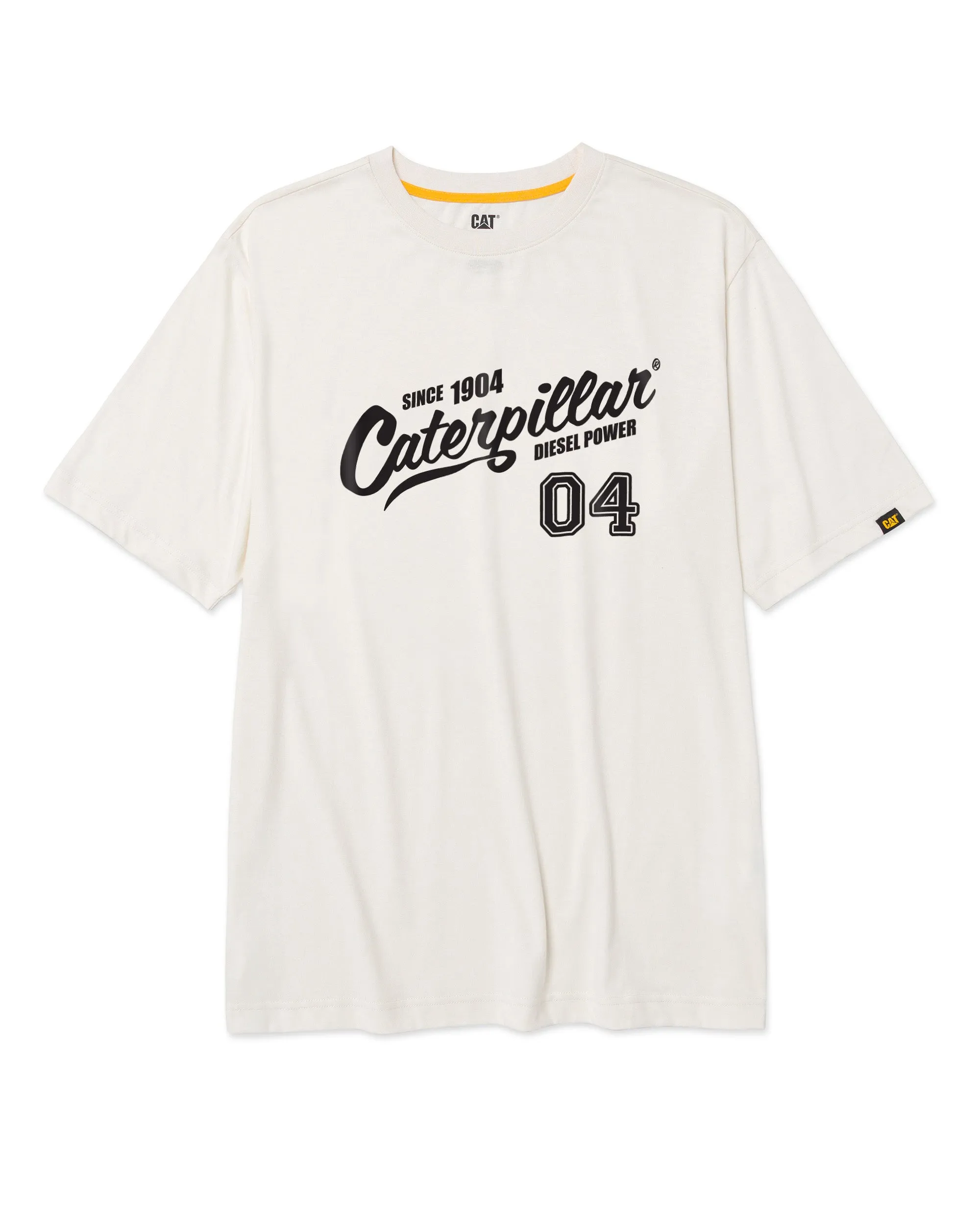 Baseball Style Graphic Tee sold by Caterpillar