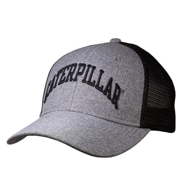 Bold Linen Grey Cap w/Soft Black Mesh sold by Caterpillar