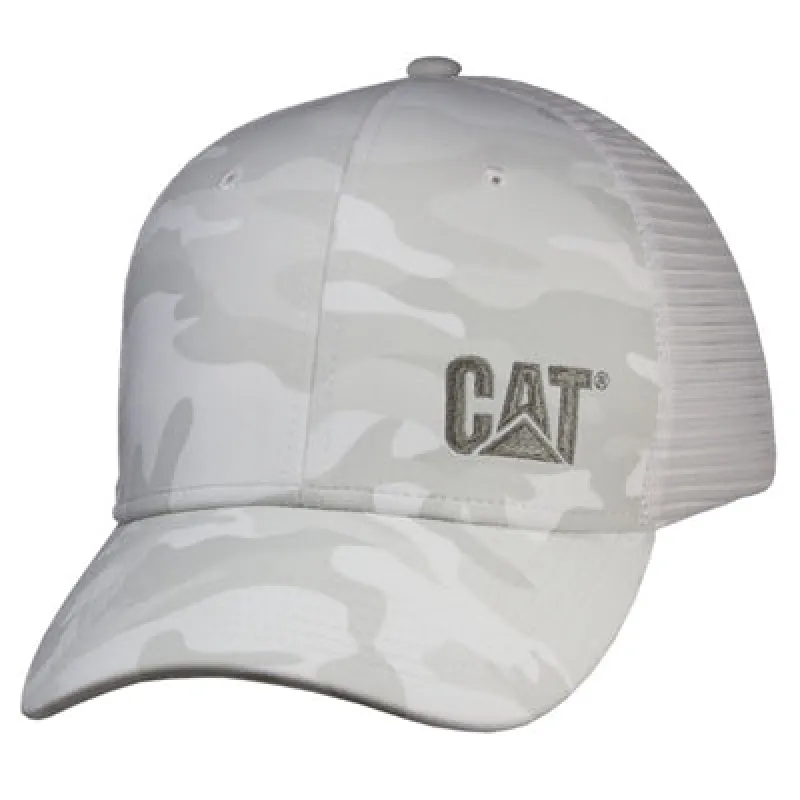 White Shadow Camo Cap sold by Caterpillar