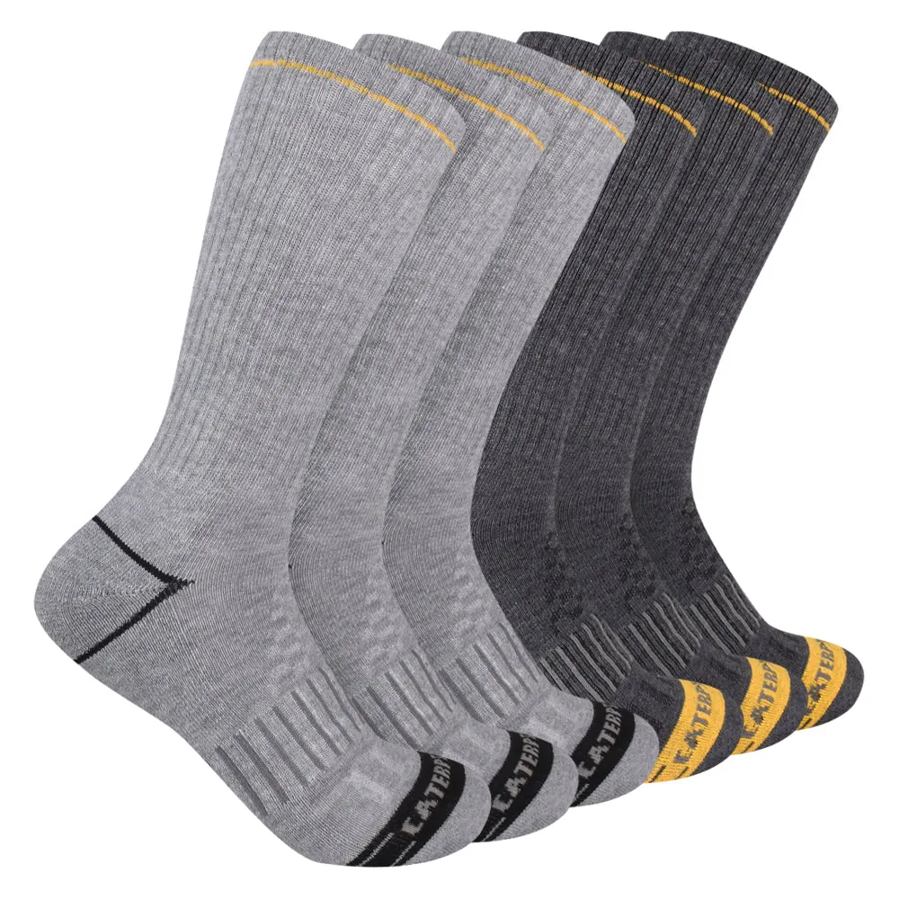 6 Pack Advanced 1/2 Cushion Crew Sock sold by Caterpillar product image thumbnail 2