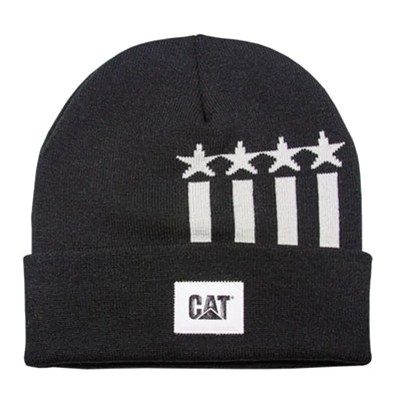 Black Knit Cap w/Stars sold by Caterpillar