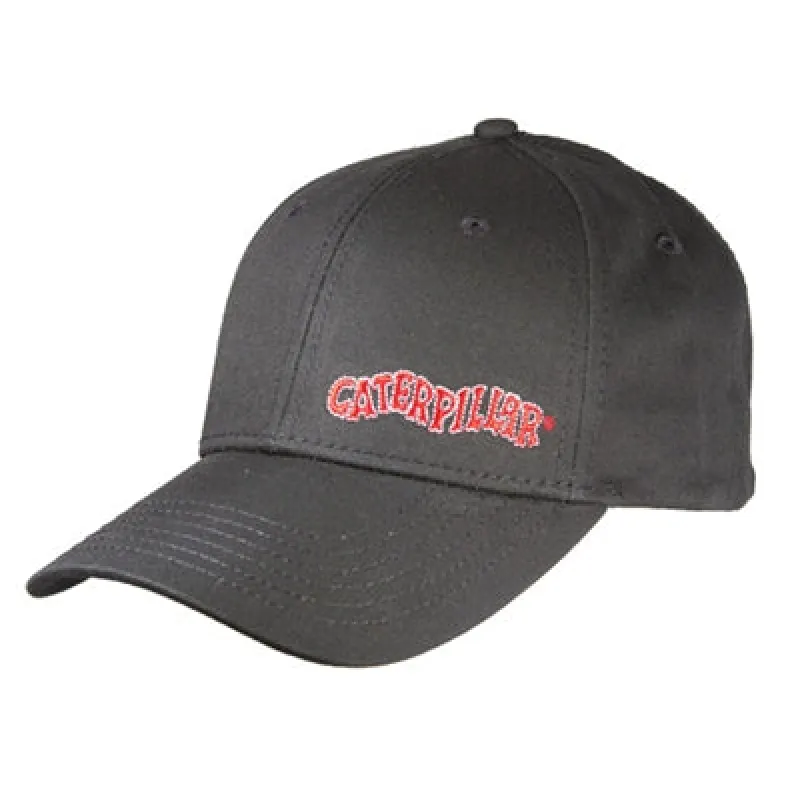 Throwback Red Logo Black Cap sold by Caterpillar