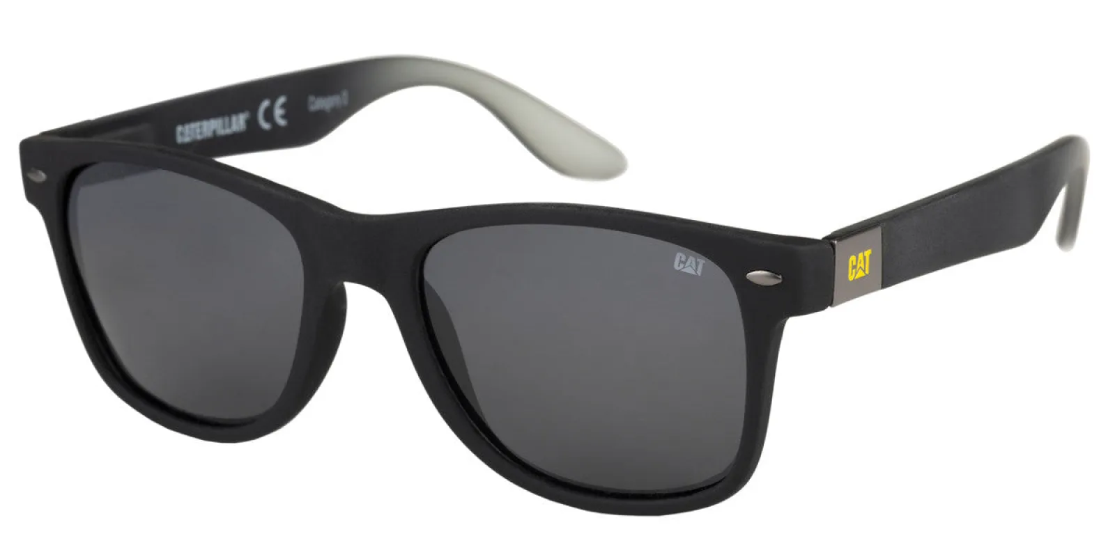 Blinding Sunglasses Matte Black w/Smoke Lens sold by Caterpillar