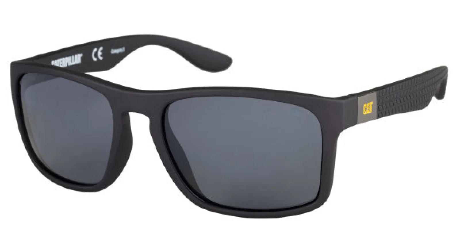 Yarder Sunglasses Matte Gray w/Solid Smoke Lens sold by Caterpillar