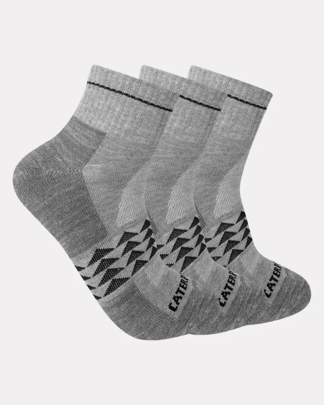 Max 1/2 Cushion Quarter Socks 3 Pack sold by Caterpillar