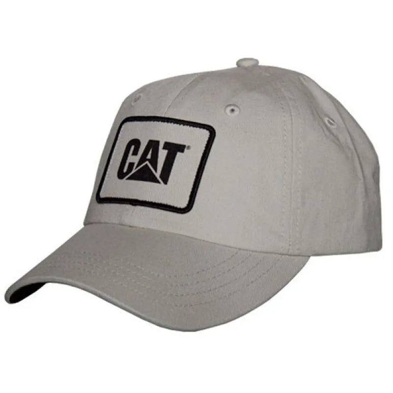 Washed Chino Khaki Panel Front Cap sold by Caterpillar