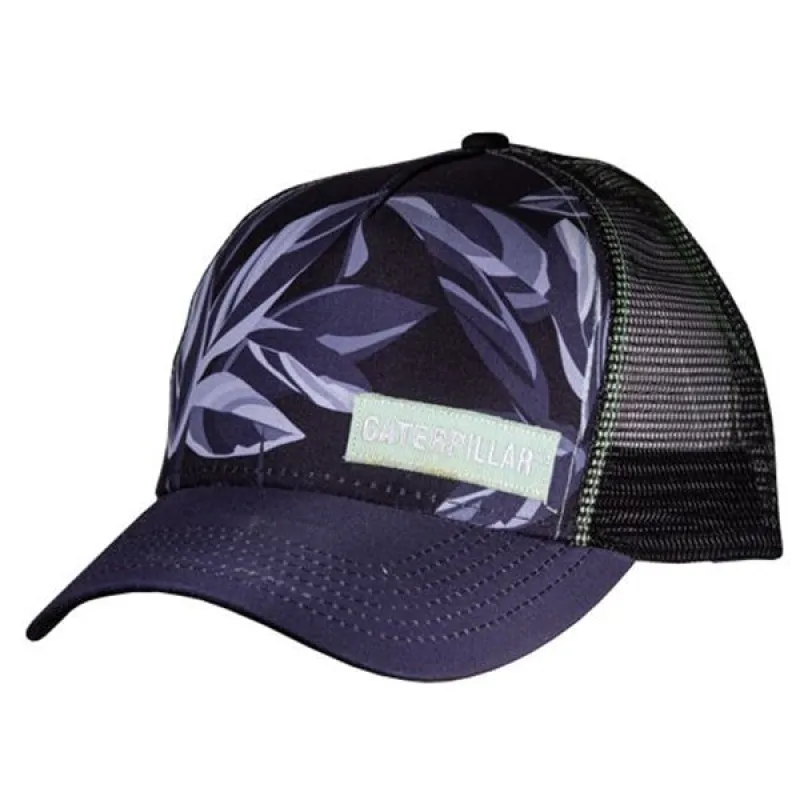 Tropic Front Black Mesh Cap sold by Caterpillar