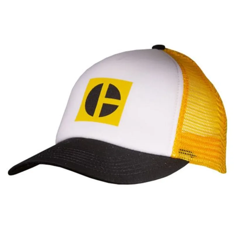 Yellow Mesh C Block Front Cap sold by Caterpillar