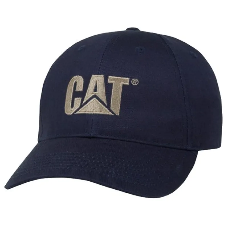 Structured Twill Hat Nvy/Khi sold by Caterpillar