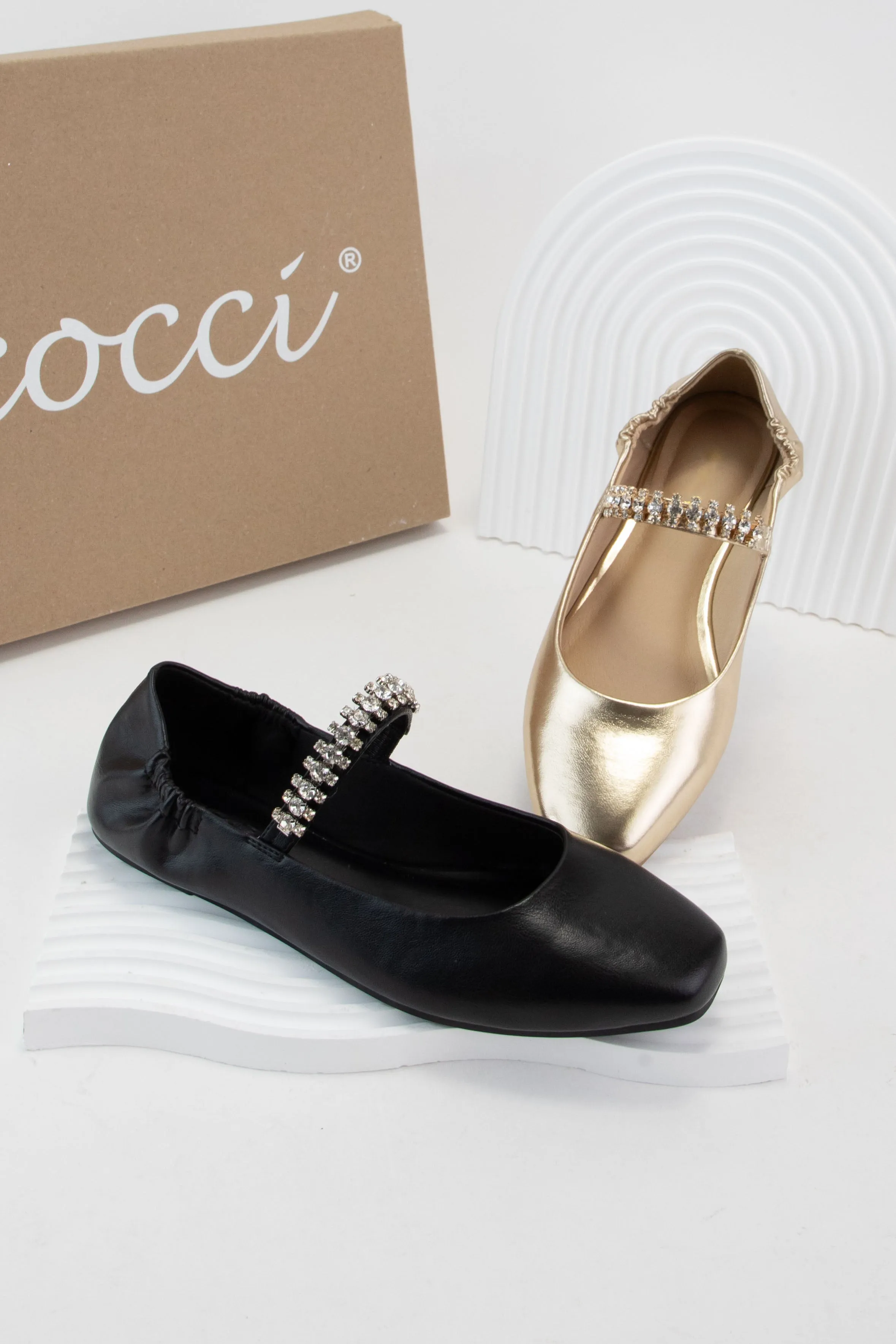 MARISSA MARY JANE WITH ELASTIC RHINESTONE BAND sold by CCOCCI product image thumbnail 2