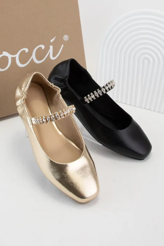 MARISSA MARY JANE WITH ELASTIC RHINESTONE BAND sold by CCOCCI